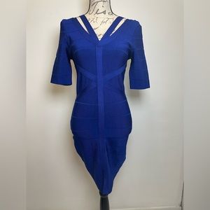 Venus Blue Bodycon Dress  Small